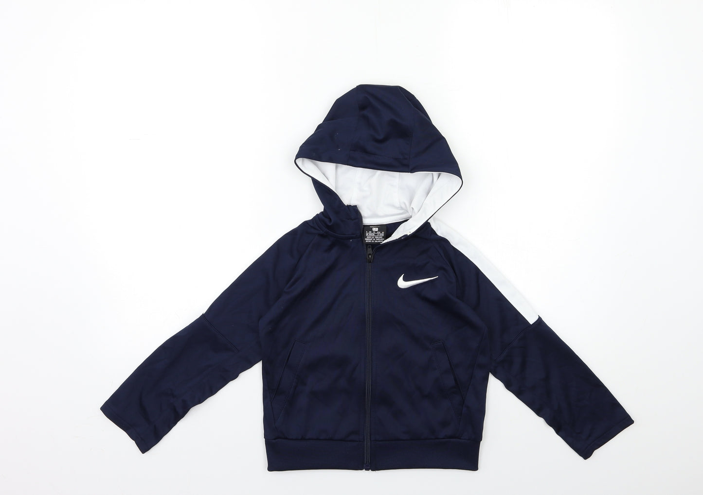 Nike Boys Blue   Full Zip Hoodie Size 3-4 Years