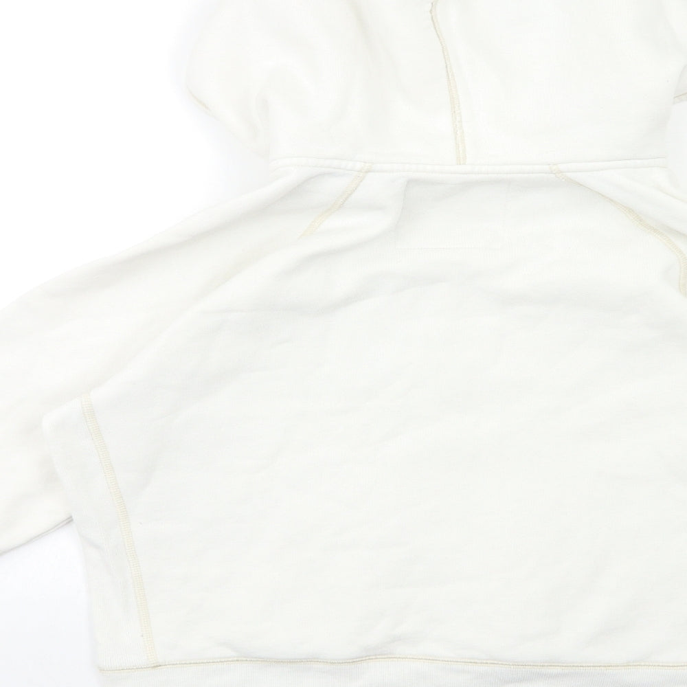 Abercrombie & Fitch Womens White   Pullover Hoodie Size XL