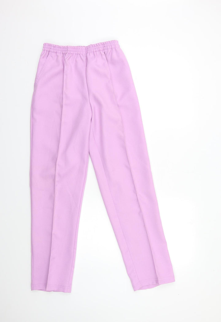 Damart Womens Purple Trousers Size 10 L28 in