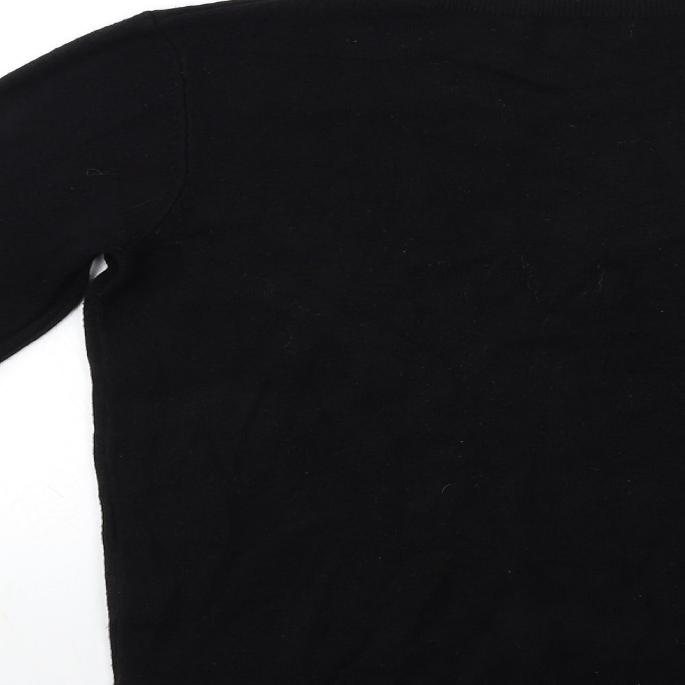 Atmosphere Womens Black  Knit Pullover Jumper Size 12
