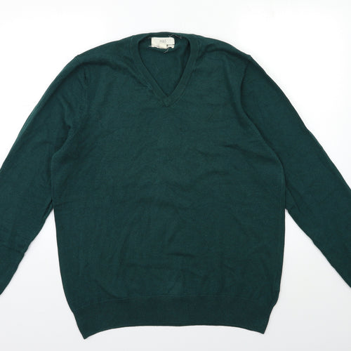 Marks and Spencer Mens Green  Knit Pullover Jumper Size L