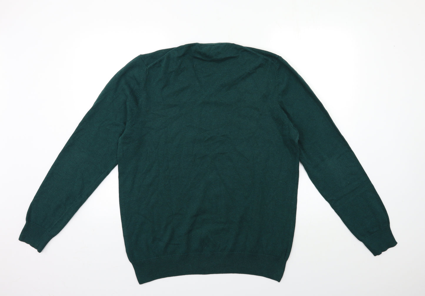 Marks and Spencer Mens Green  Knit Pullover Jumper Size L