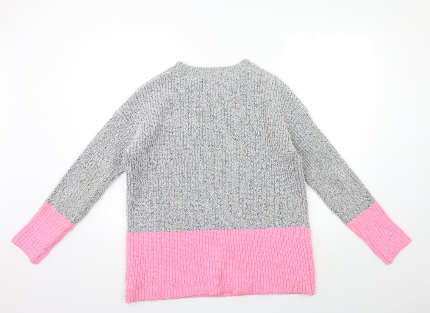 Primark Womens Grey  Knit Pullover Jumper Size 12