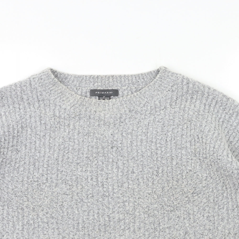 Primark Womens Grey  Knit Pullover Jumper Size 12
