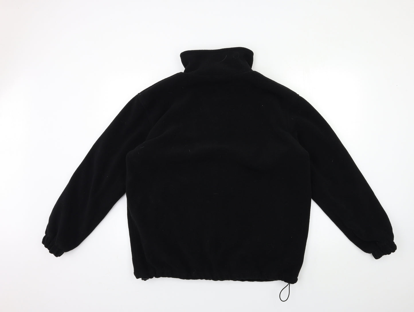 JBC Mens Black  Fleece Jacket Coat Size XS