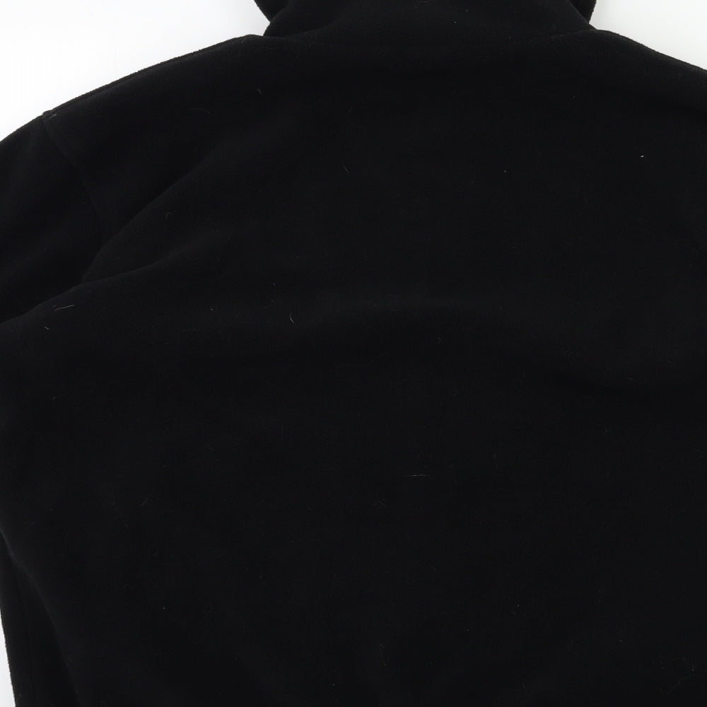 JBC Mens Black  Fleece Jacket Coat Size XS