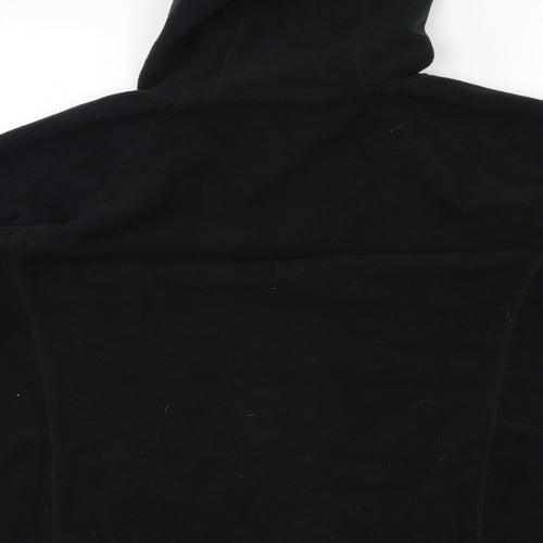 YKK Mens Black  Fleece Pullover Hoodie Size L