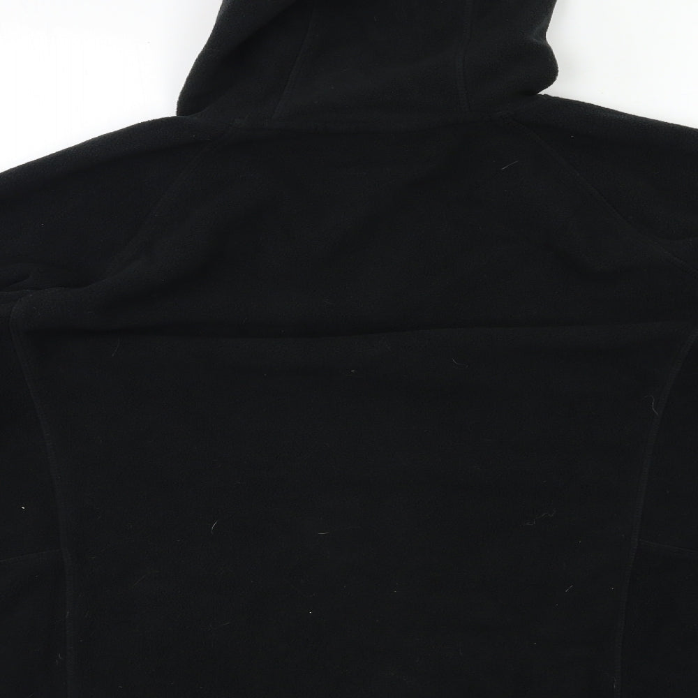 YKK Mens Black  Fleece Pullover Hoodie Size L