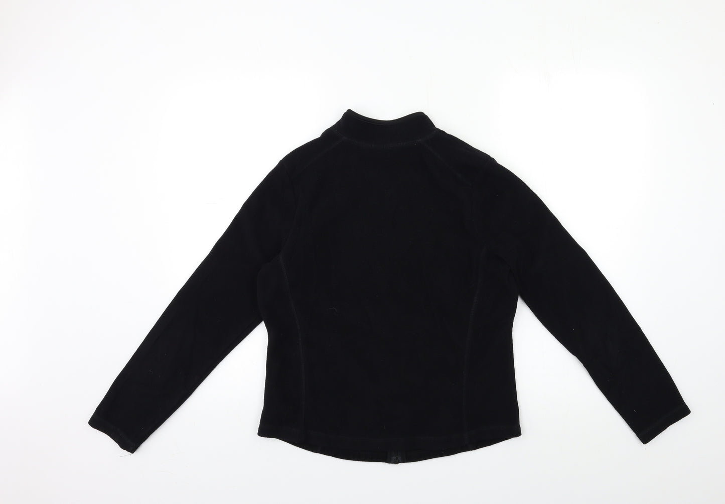 TU Womens Black  Fleece Jacket  Size 10