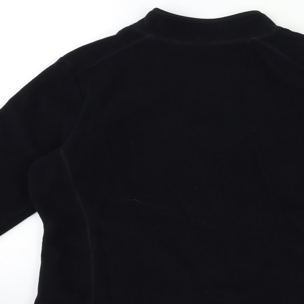 TU Womens Black  Fleece Jacket  Size 10