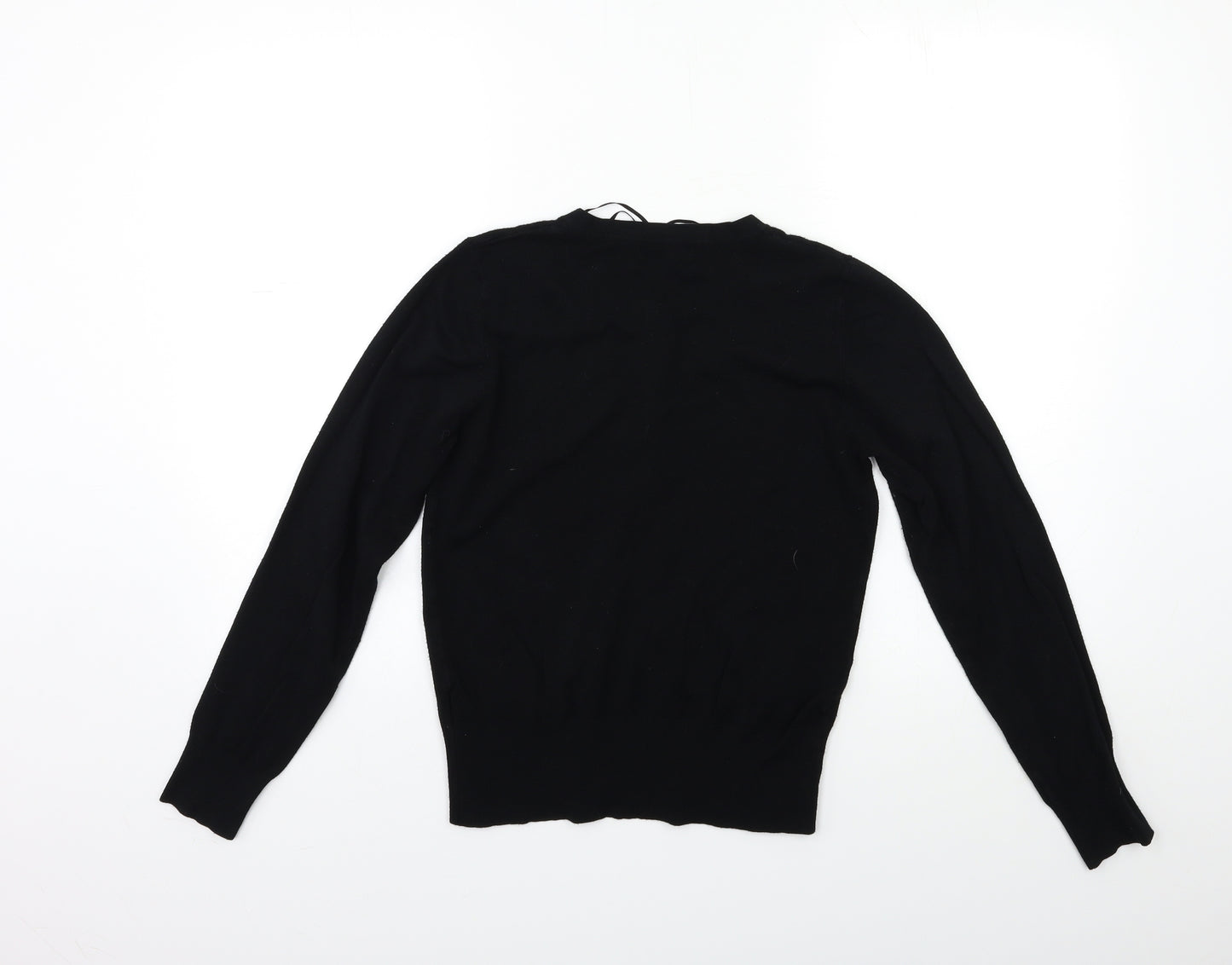 Papaya Womens Black  Knit Cardigan Jumper Size 12