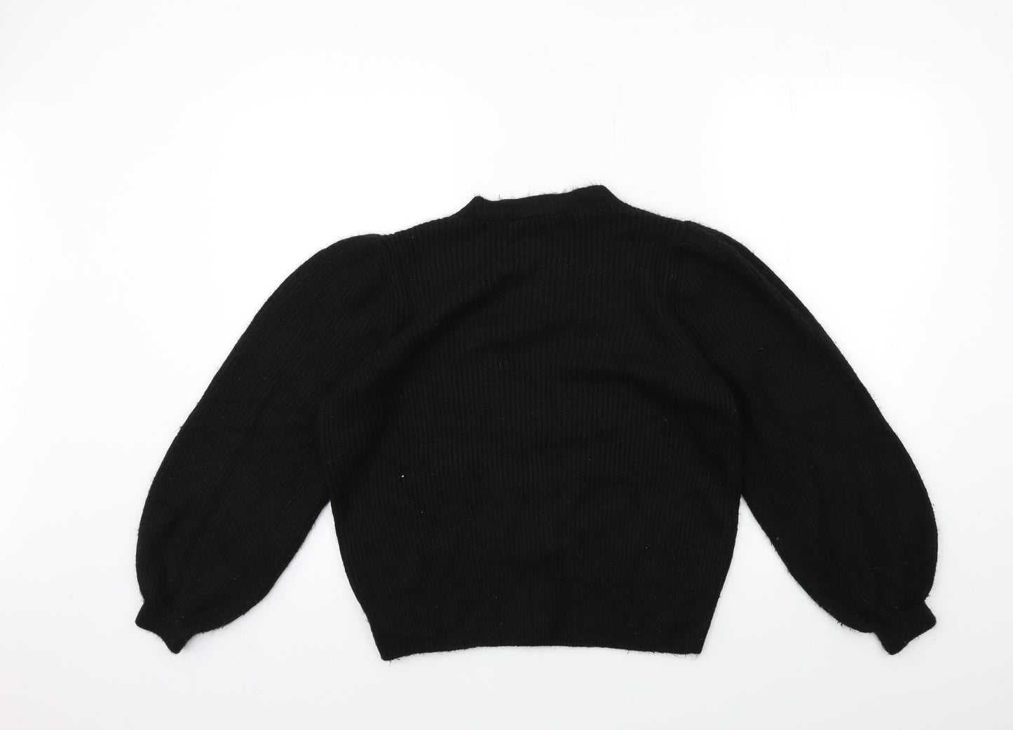 George Womens Black  Knit Cardigan Jumper Size S