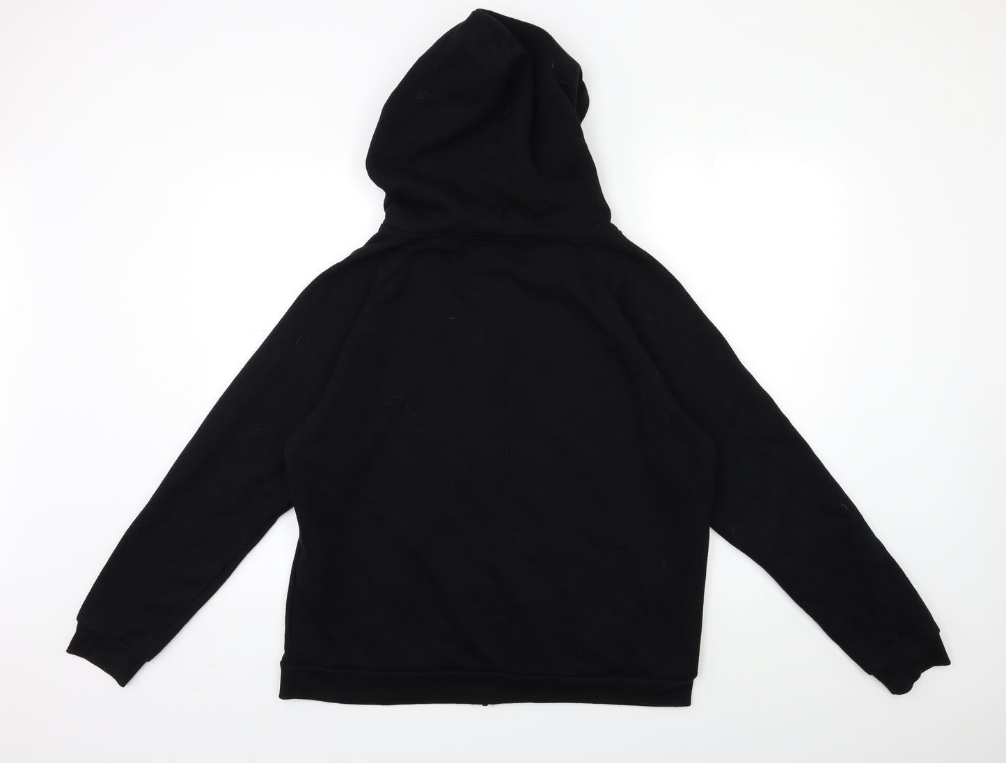 Primark Womens Black   Full Zip Hoodie Size L