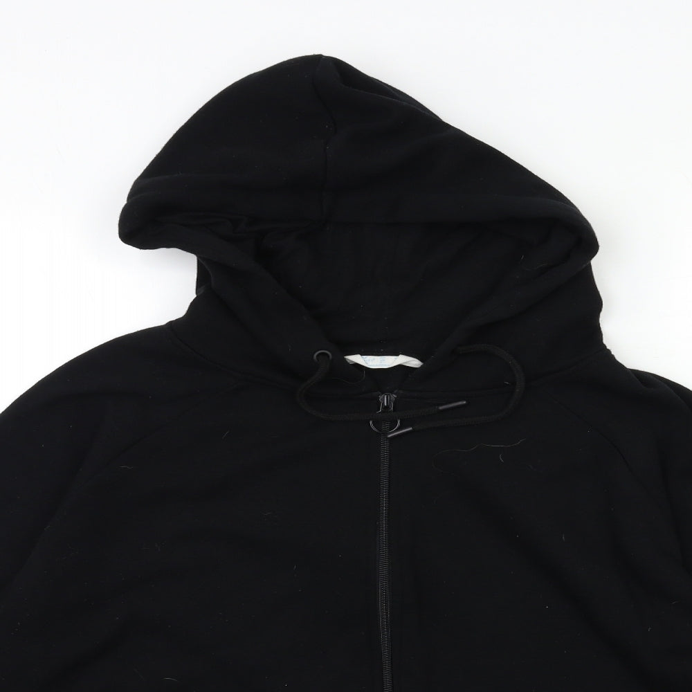 Primark Womens Black   Full Zip Hoodie Size L