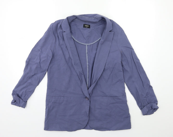 Oasis Womens Grey   Jacket Blazer Size 10