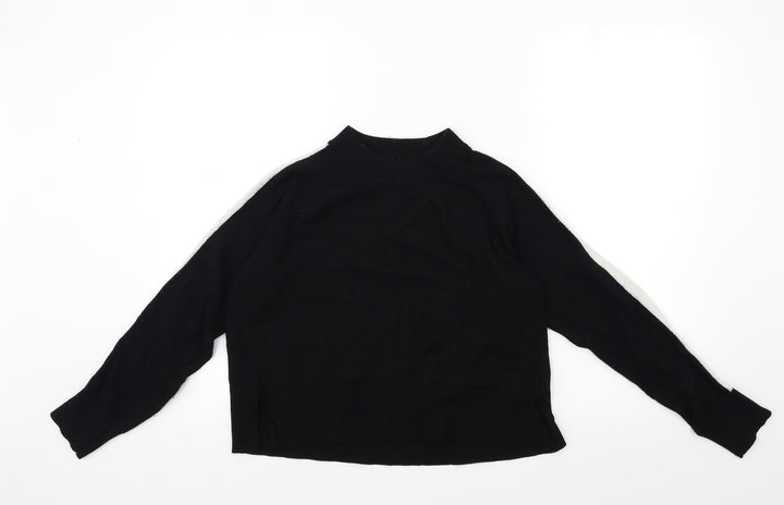 Jack Wills Womens Black Knit Pullover Jumper Size 10