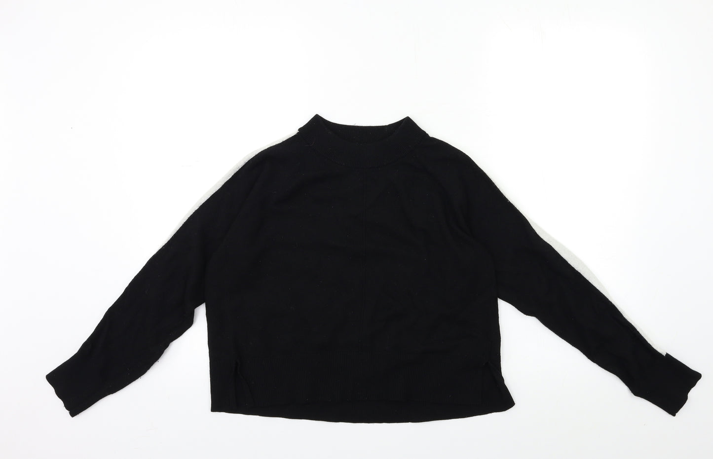 Jack Wills Womens Black  Knit Pullover Jumper Size 10