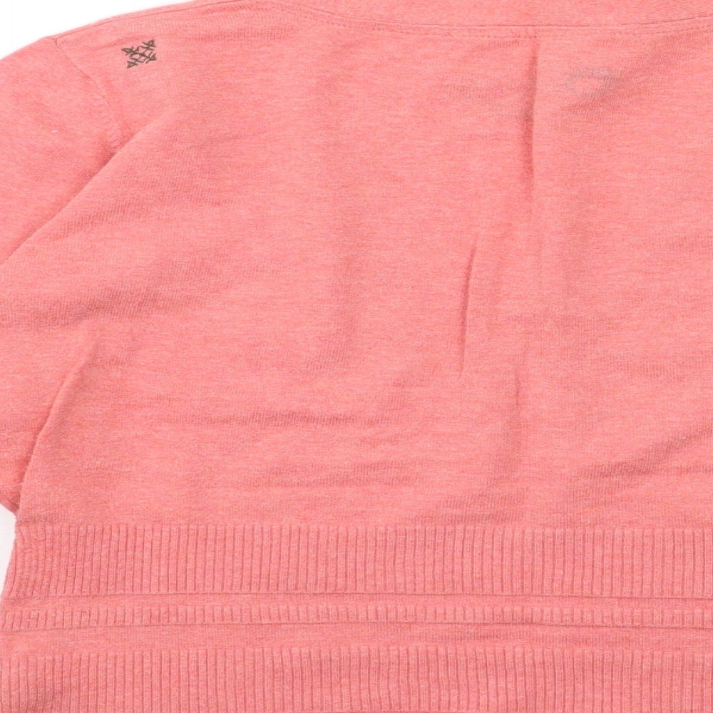Preworn Womens Pink  Knit Pullover Jumper Size L