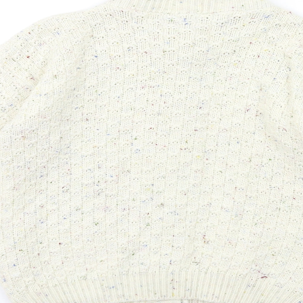 iNFLUENCE Womens Beige  Knit Cardigan Jumper Size XS