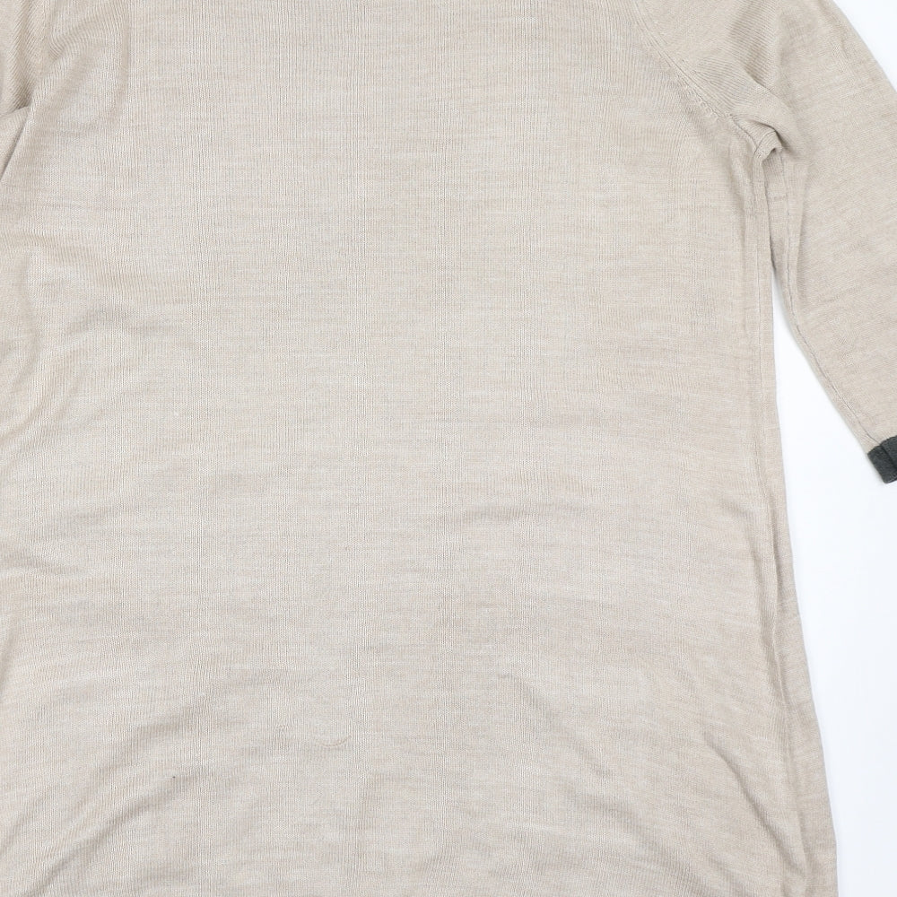 George Womens Beige  Knit Jumper Dress  Size 18