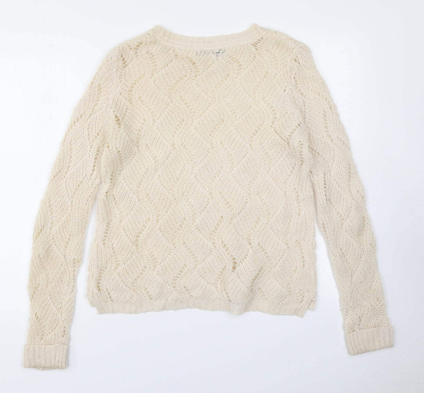 Atmosphere Womens Ivory  Knit Pullover Jumper Size 12