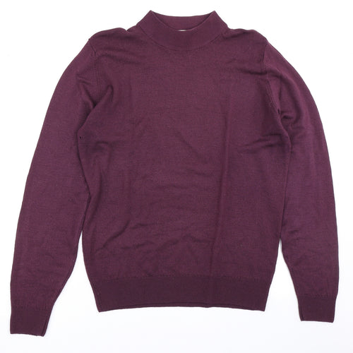 Equorian Womens Purple  Knit Pullover Jumper Size M