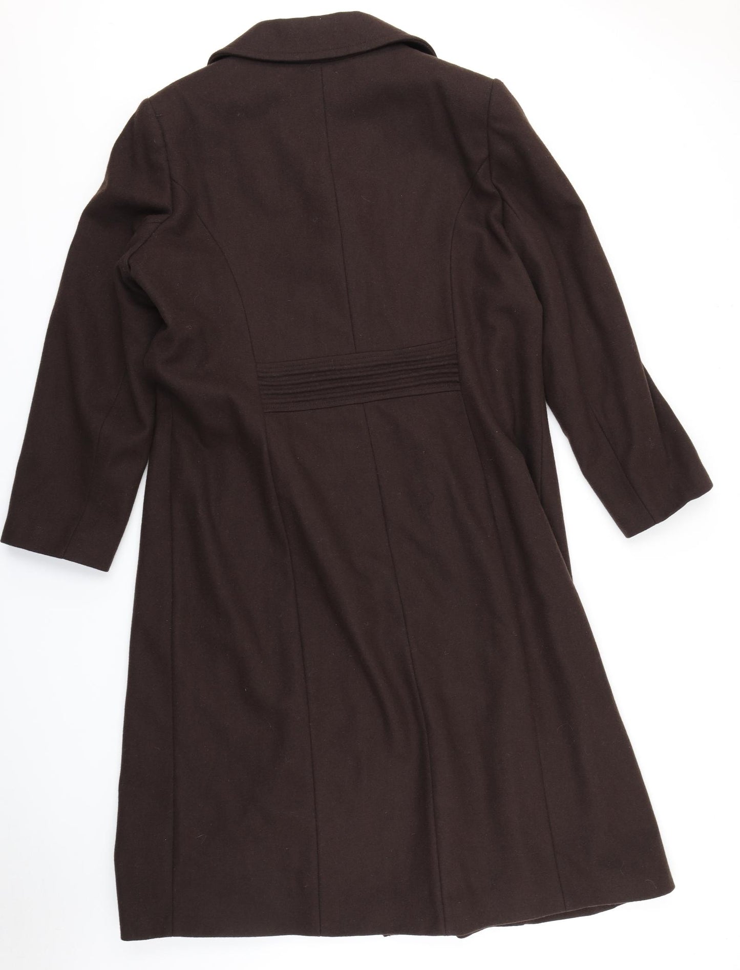 Klass Womens Brown   Trench Coat Coat Size 20