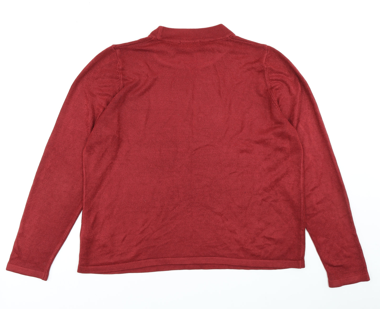 Classic Womens Red   Pullover Jumper Size 16