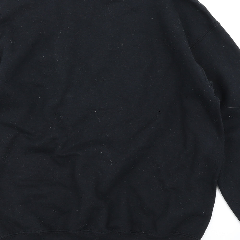 Topman Mens Black   Pullover Sweatshirt Size S