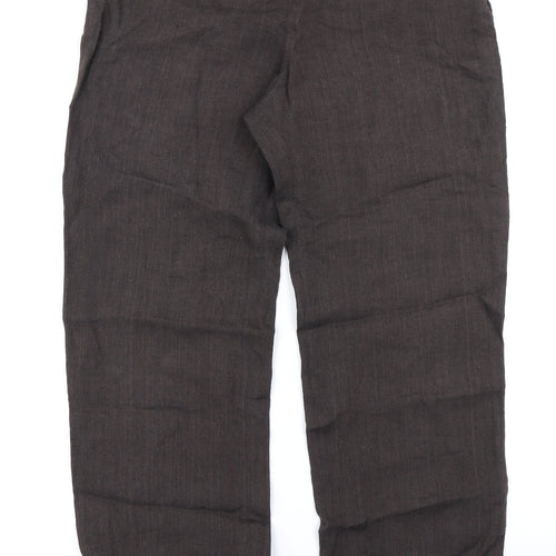 Jaeger Womens Brown   Trousers  Size 10 L28 in