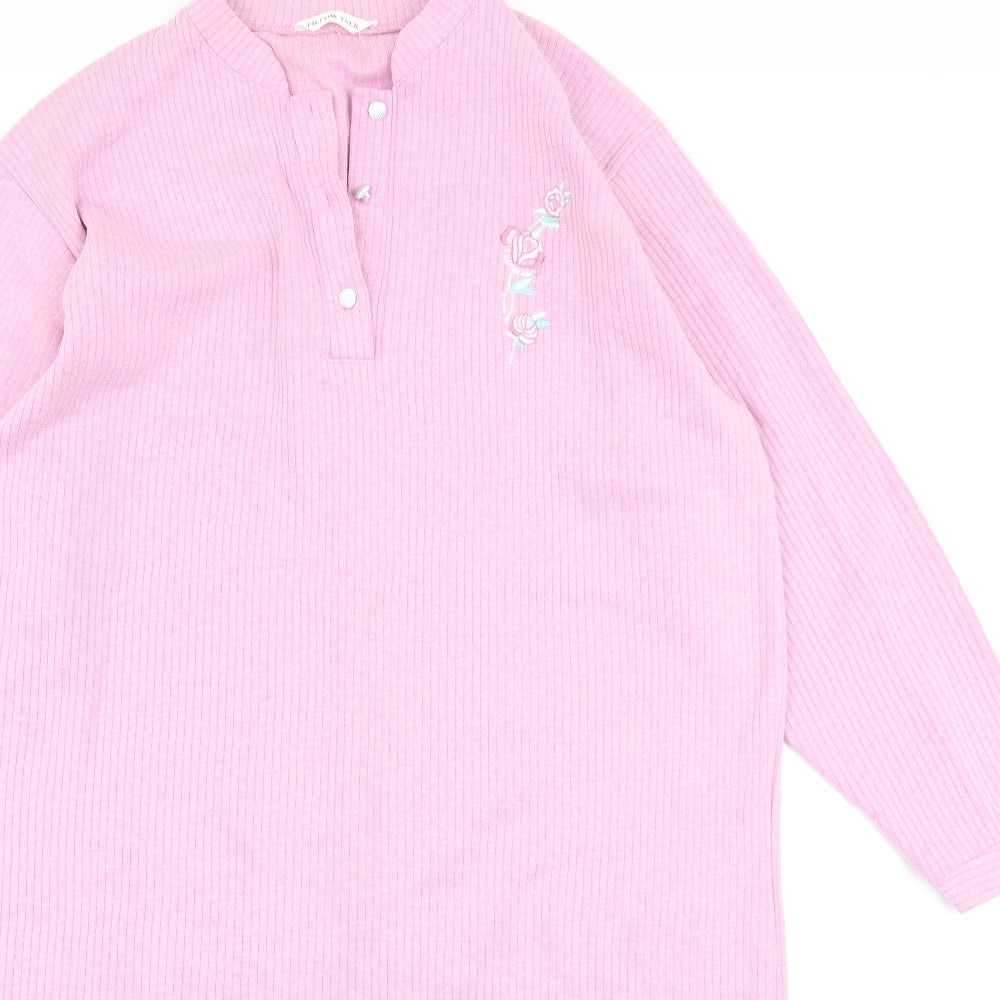 Pillow Talk Womens Pink   Top Nightshirt Size 18