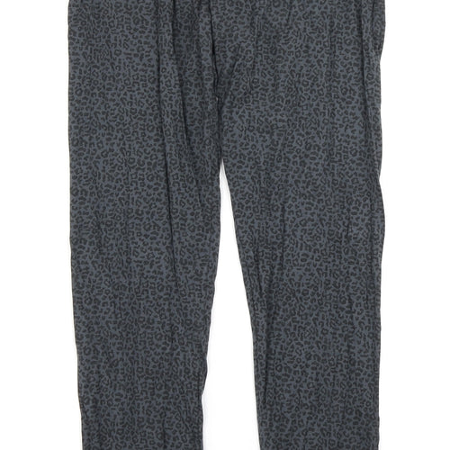 United Colors of Benetton Womens Grey Animal Print  Capri Leggings Size M L26 in
