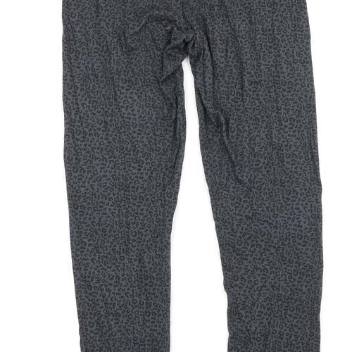 United Colors of Benetton Womens Grey Animal Print  Capri Leggings Size M L26 in