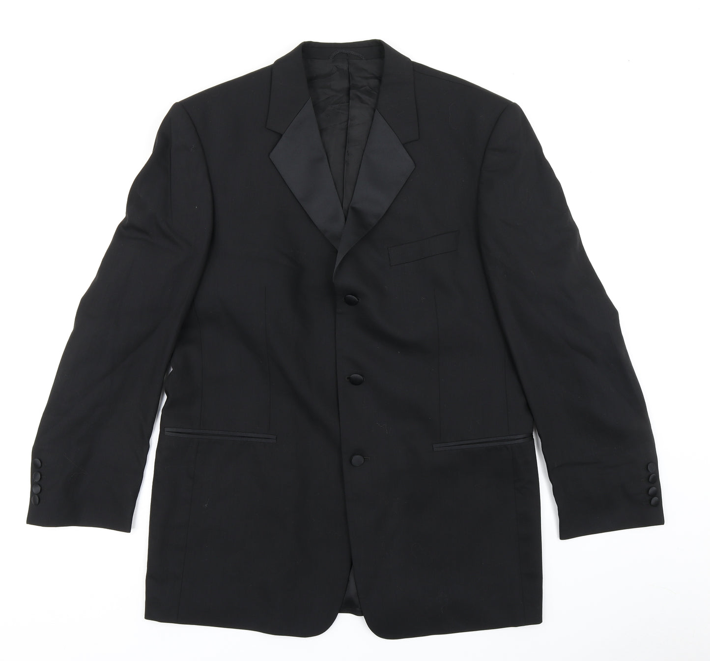 WILVORST Mens Black   Jacket Blazer Size 38