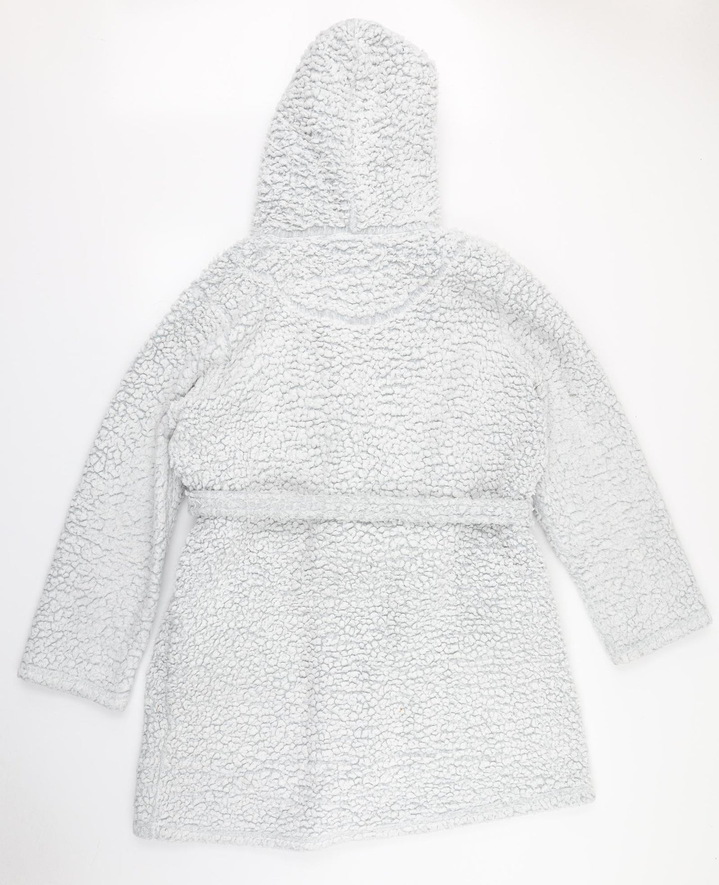 Foxbury Womens Grey Solid  Top Robe Size 16