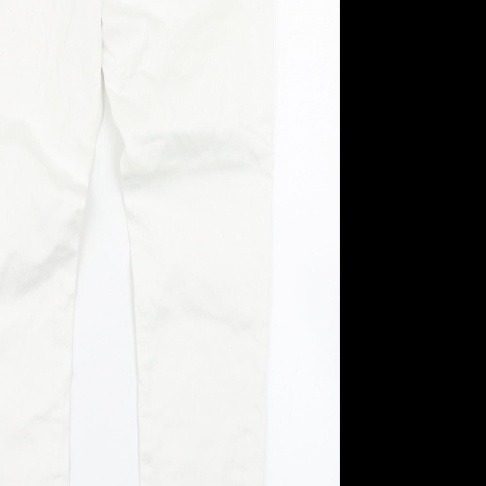 NEXT Womens White  Denim Skinny Jeans Size 12 L28 in