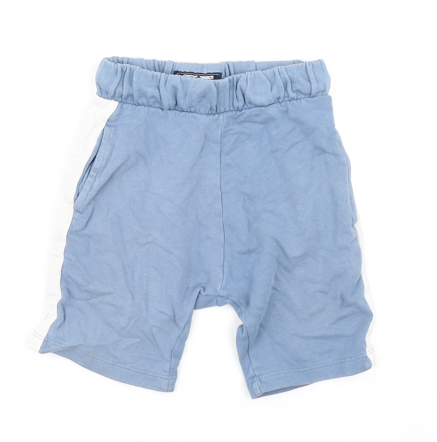 NEXT Boys Blue Colourblock  Sweat Shorts Size 5-6 Years