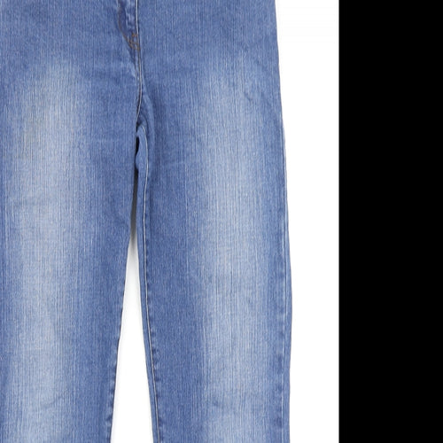 NEXT Womens Blue  Denim Straight Jeans Size 12 L20 in