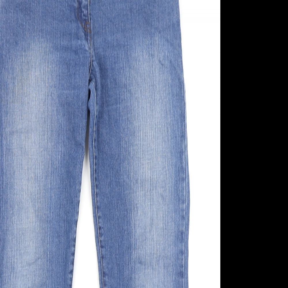 NEXT Womens Blue  Denim Straight Jeans Size 12 L20 in