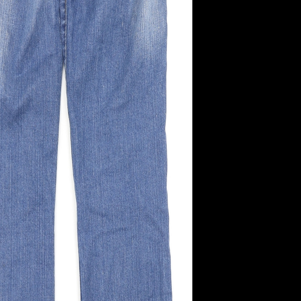 NEXT Womens Blue  Denim Straight Jeans Size 12 L20 in