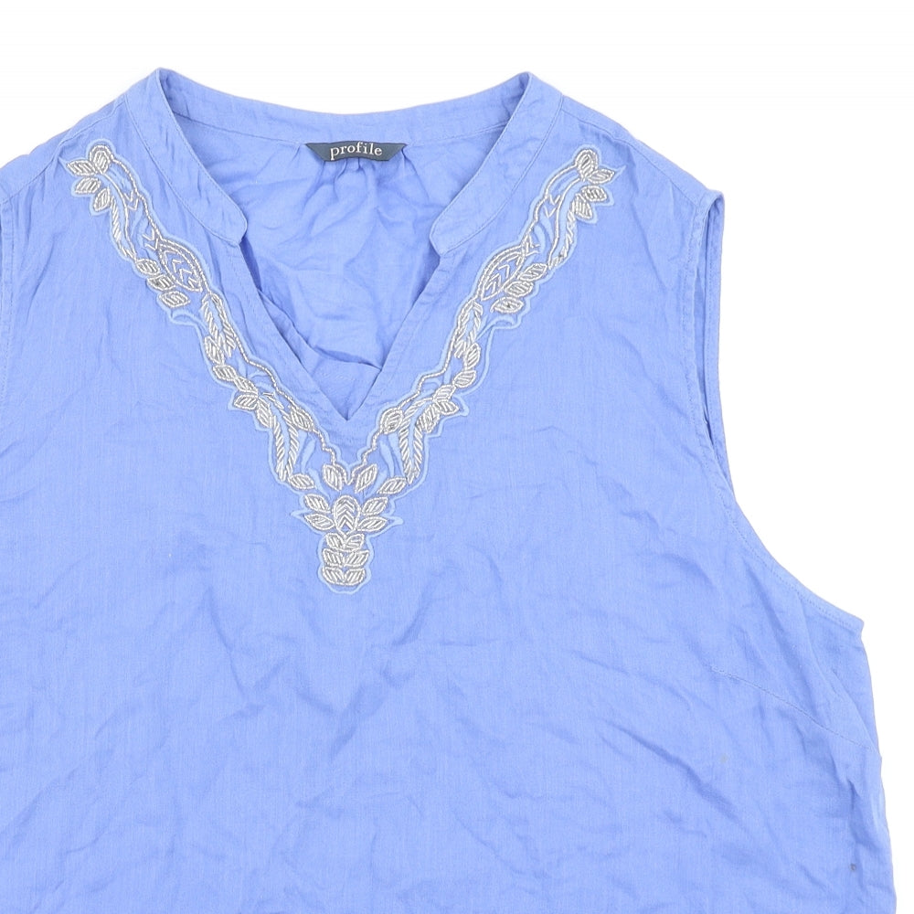 Profile Womens Blue   Tunic Tank Size 16