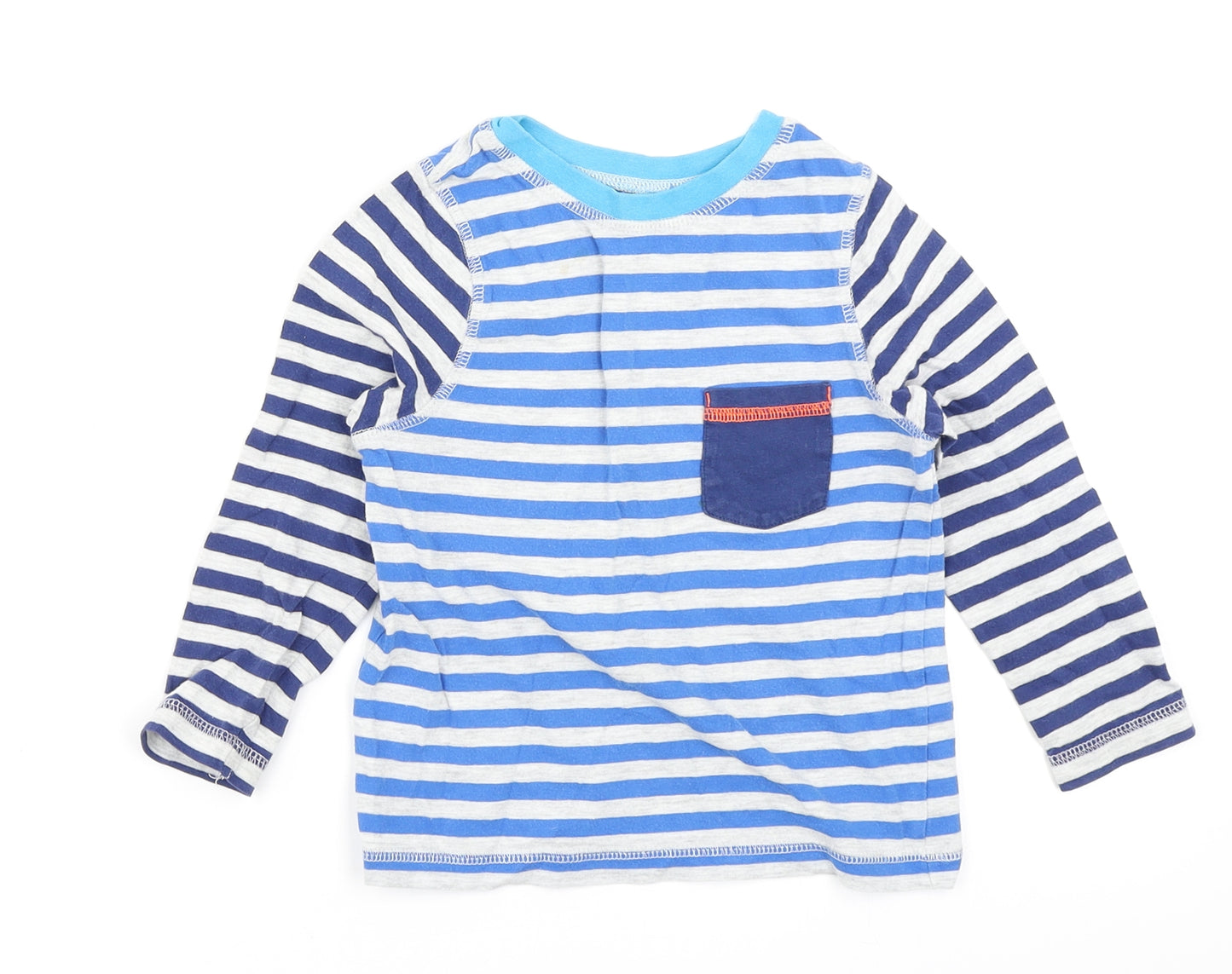 George Boys Black Striped  Basic T-Shirt Size 2-3 Years