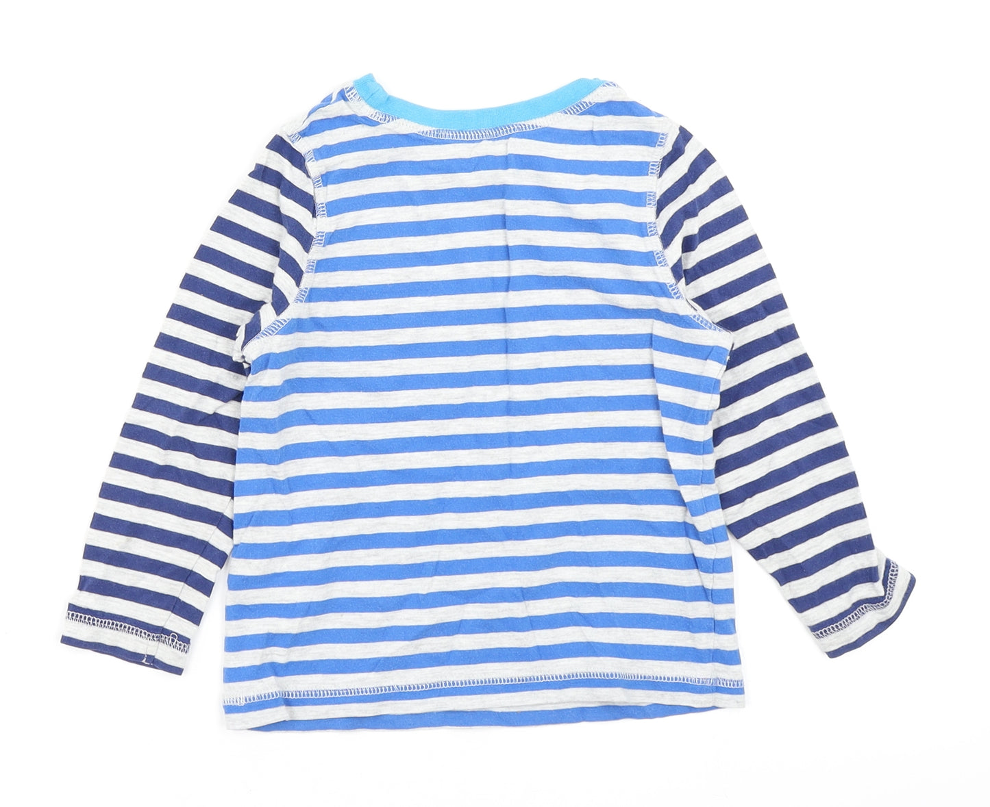George Boys Black Striped  Basic T-Shirt Size 2-3 Years