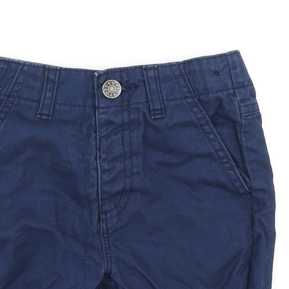 George Boys Blue   Chino Shorts Size 2-3 Years