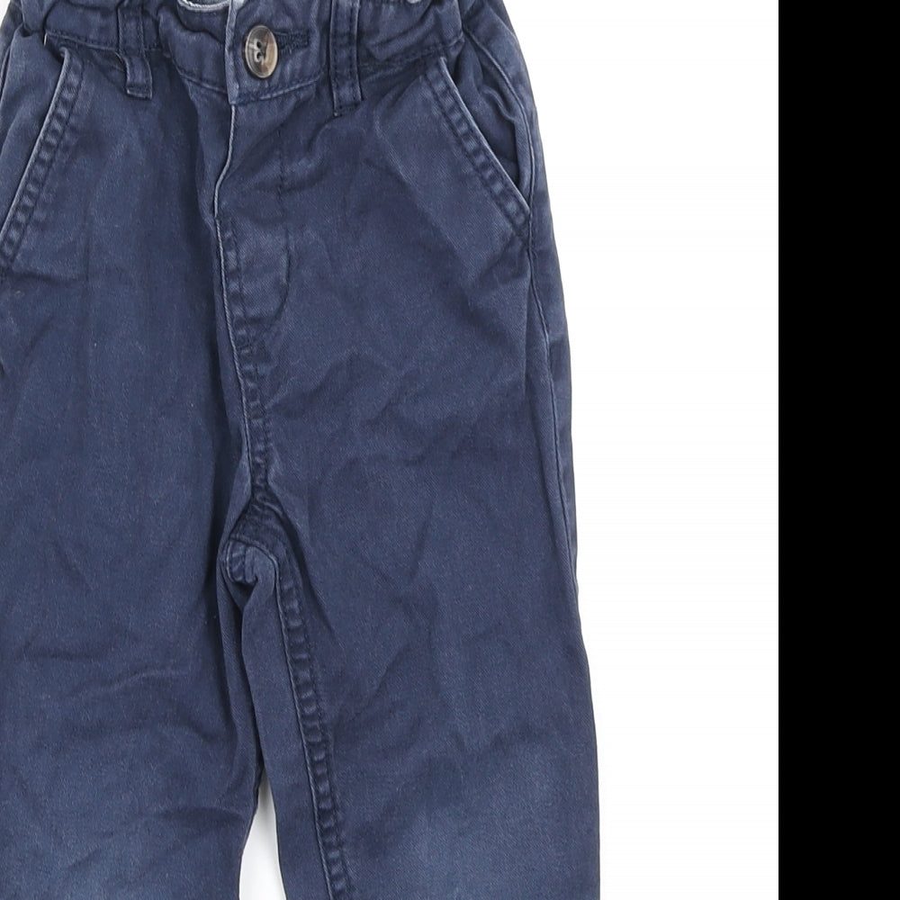 Denim Co Boys Blue   Chino Trousers Size 2-3 Years