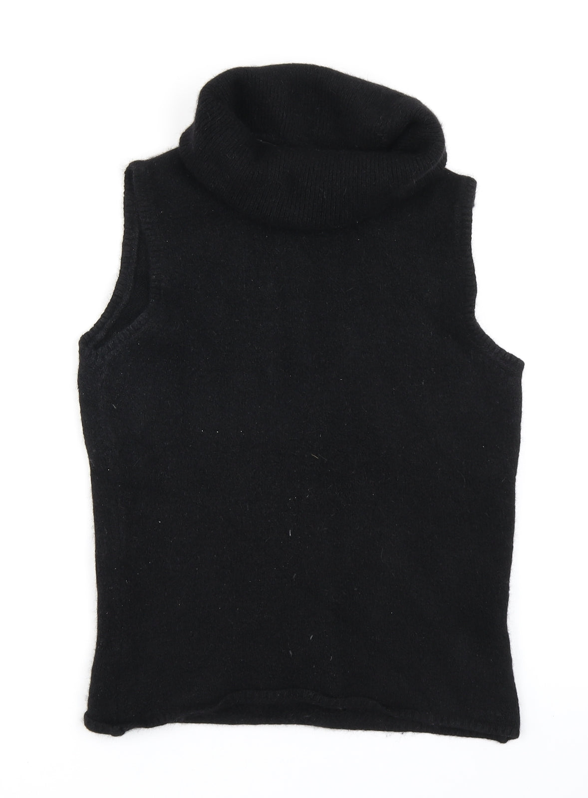 River Island Womens Black  Knit Vest Jumper Size 12