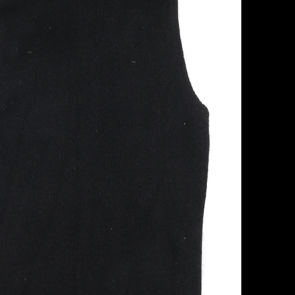 River Island Womens Black  Knit Vest Jumper Size 12