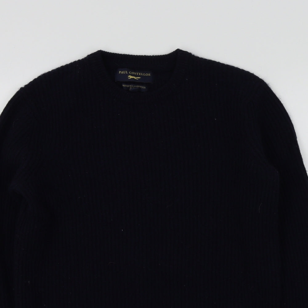 Paul Costelloe Mens Blue   Pullover Jumper Size S