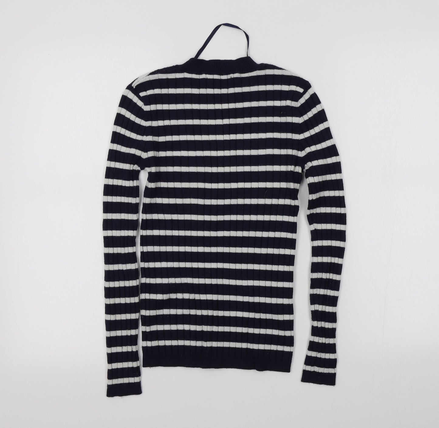 Primark Womens Blue Striped  Pullover Jumper Size 10