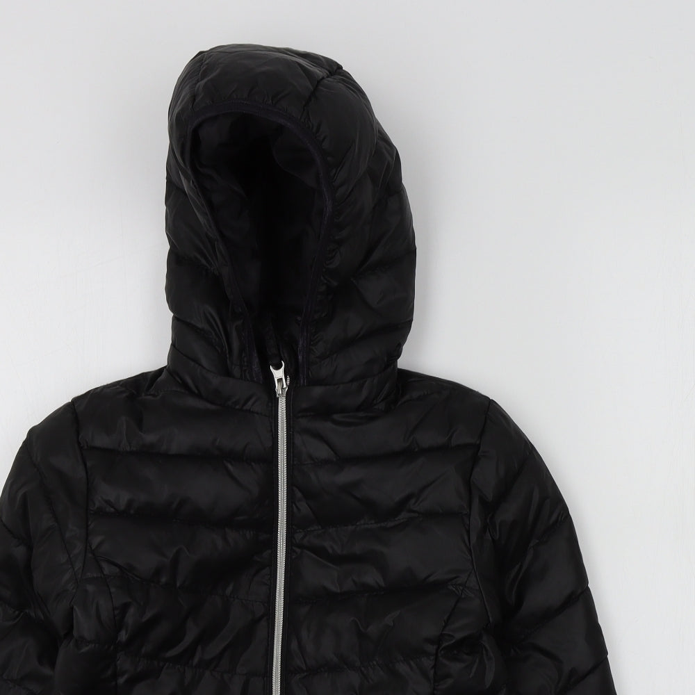 H&M Boys Black Colourblock  Jacket  Size 8-9 Years